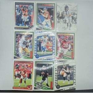 AFC West Football Cards (9) Bo Nix, Patrick Mahomes, Geno Smith, Maxx Crosby